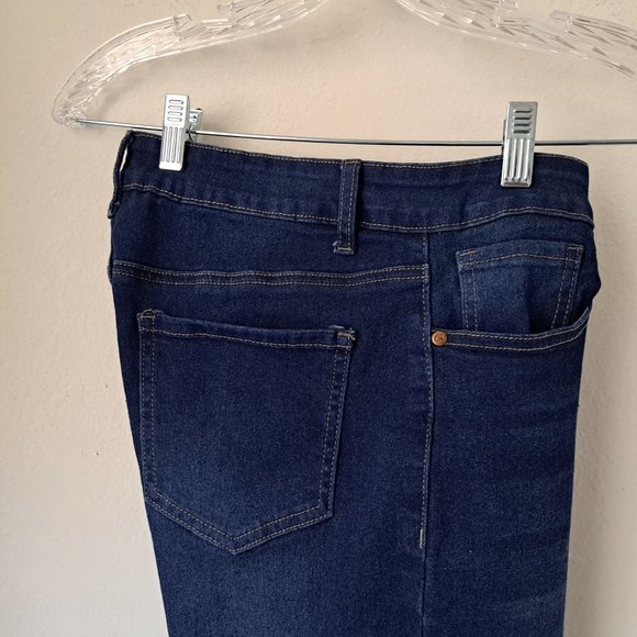 Giselle V. Denim Juniors Skinny Blue Jeans Size 11 Preowned Good Condition - Picture 11 of 11